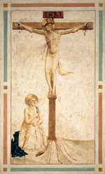 Crucifixion with St Dominic Flagellating Himself Crucifixion with St Dominic Flagellating Himself