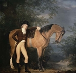 Self Portrait with a Horse - Agasse