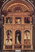 Saint vincent ferrar polyptych