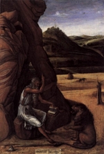 Saint jerome in the desert