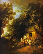 the cottage door