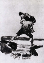 Peasant Carrying a Woman