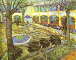 Courtyard of the Hospital in Arles