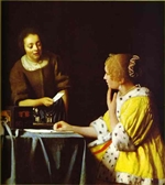 Lady with her maidservant