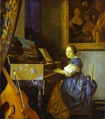 Lady
Seated at a Virginal Young woman seated at the virginals