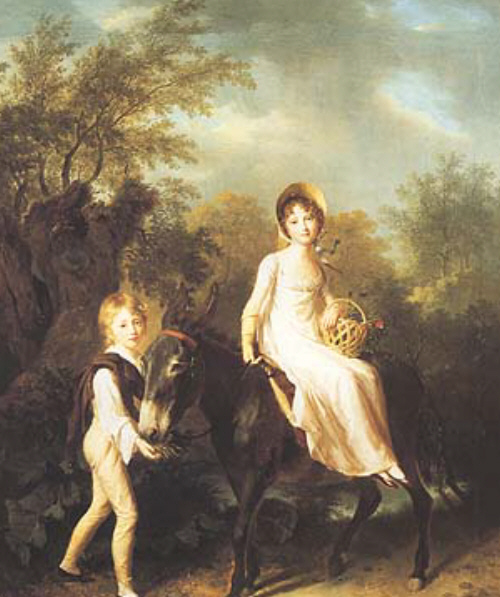 Elizabeth and Armand Henri Tronchin by Jacques-Laurent Agasse 