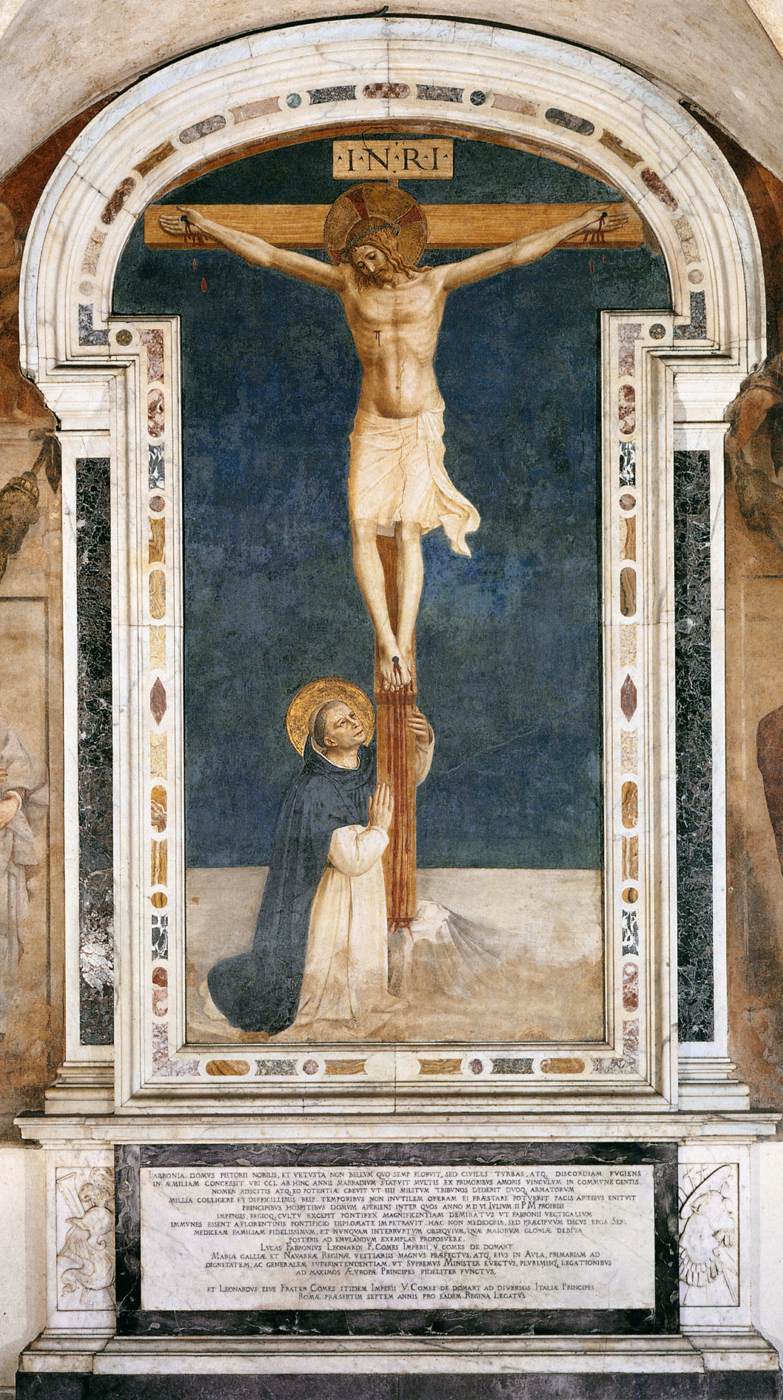 Saint Dominic Adoring the Crucifixion