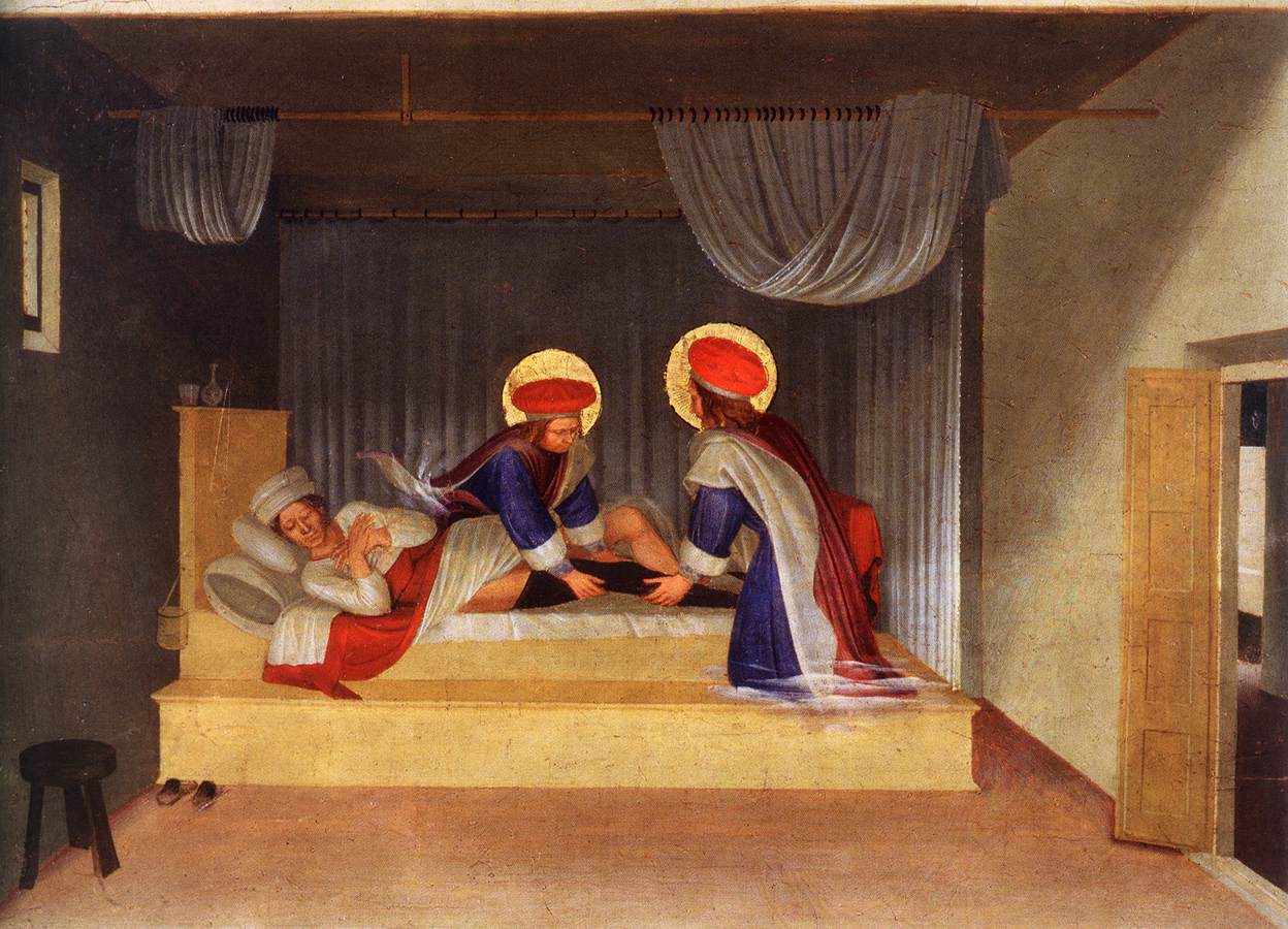 Healing of Justinian by Saint Cosmas and Saint Damian
