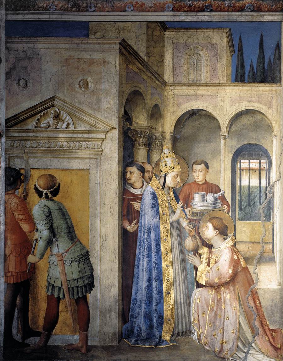 St Sixtus Entrusts the Church Treasures to St Lawrence