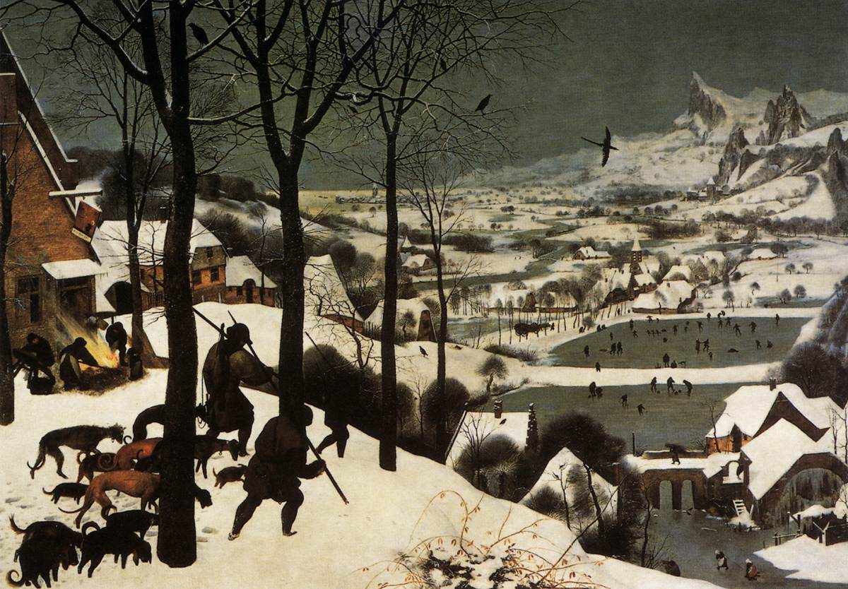 Hunters in the Snow January