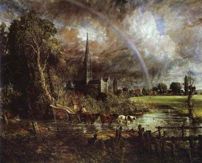 Salisbury Cathedral, from the Meadows