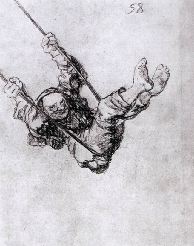 Old Man on a Swing