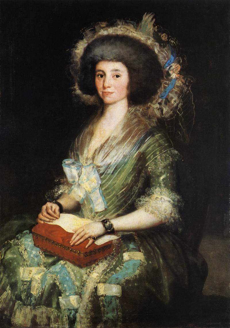 Portrait of the Wife of Juan Augst�n Ce�n Berm�dez