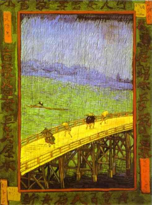 Japonaiserie: Bridge in the Rain