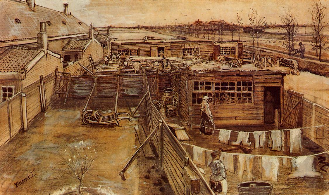 Carpenters Workshop seen from the Artists Window