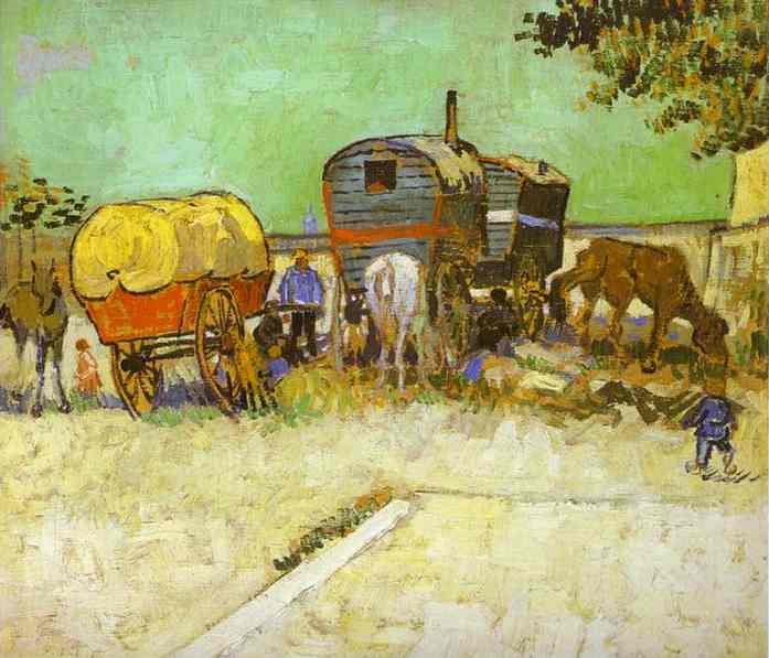 The Caravans, Gypsy Camp near Arles