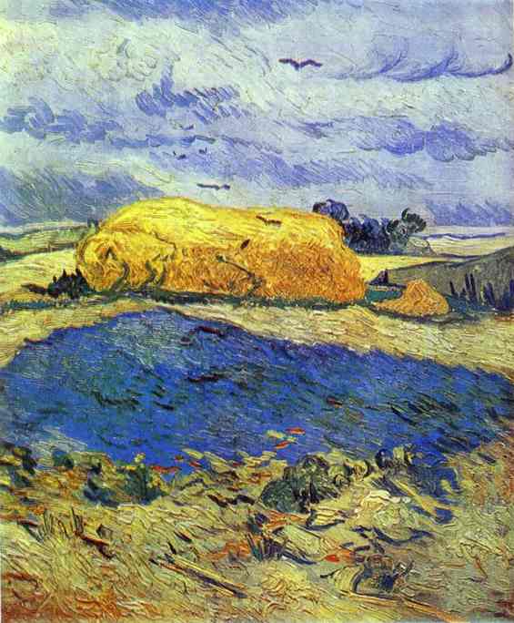 Haystack Rainy Day