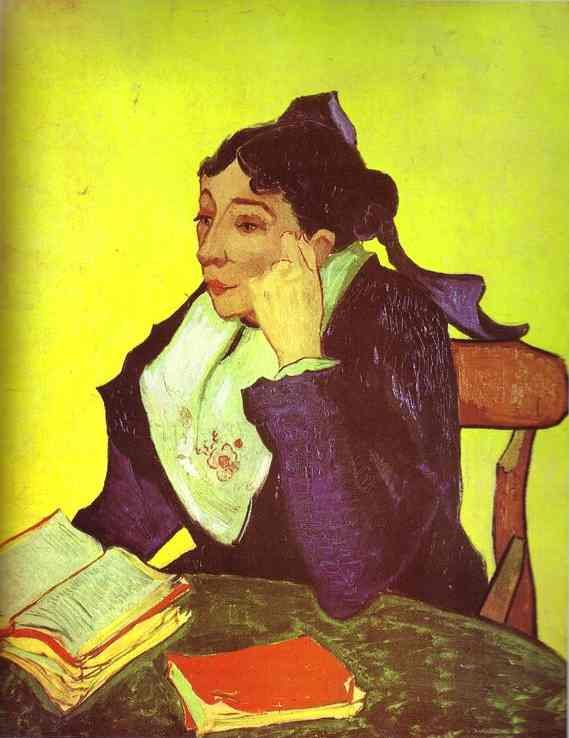 L'Arl�sienne Madame Ginoux with Books