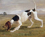 pointer in a landscape - Agasse pointer in a landscape - Agasse
