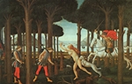 The Story of Nastagio degli Onesti (first episode)- Botticelli The Story of Nastagio degli Onesti (first episode) - Botticelli