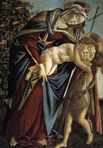 Madonna and Child and the Young St John the Baptist - Botticelli
