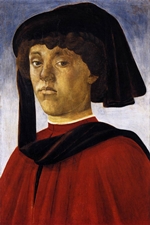 Portrait of a Young Man - Botticelli Portrait of a Young Man - Botticelli