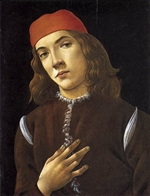 Portrait of a Young Man - Botticelli Portrait of a Young Man - Botticelli