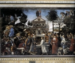 Three Temptations of Christ - Botticelli Three Temptations of Christ - Botticelli