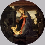 The Virgin Adoring the Child - Botticelli The Virgin Adoring the Child - Botticelli