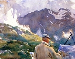 Artist in the Simplon Artist in the Simplon